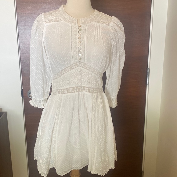 LoveShackFancy Leno dress